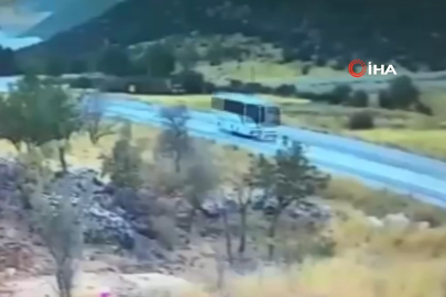 7 kişinin hayatını kaybettiği kaza kamerada