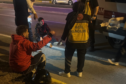 İki motosiklet çarpıştı: 1 kişi ölümden döndü
