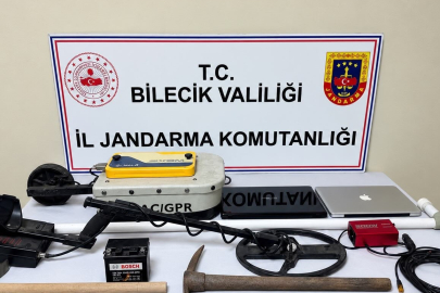 Bilecik’te Define Operasyonu