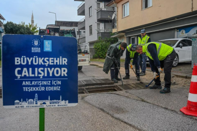 Bursa’da yağış alarmı: Büyükşehir ekipleri sahada