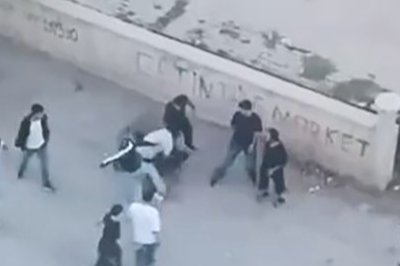 Elazığ'da acımasız darp kamerada