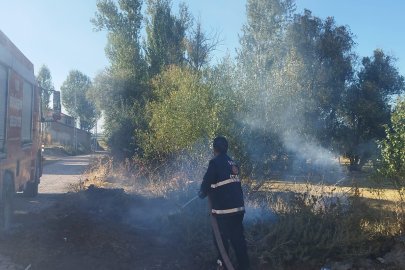 Örtü Yangını Korkuttu
