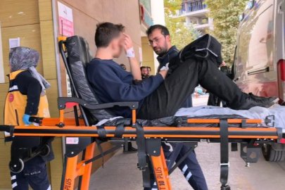 Motosikletini tamir ederken parmağı koptu