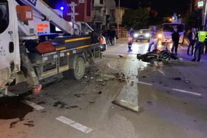 Bursa’da feci kaza : 1 ölü 1 ağır yaralı