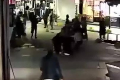 Anne ve kızını cadde ortasında darbettiler