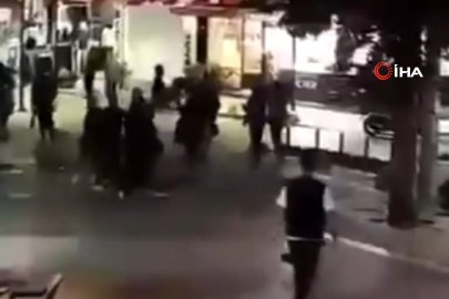 Anne ve kızını cadde ortasında darbettiler