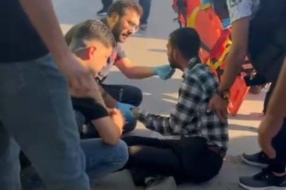 Bursa'da otobüsün çarptığı genç yaralandı
