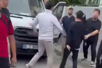Mudanya'da servis şoförleri arasında kavga