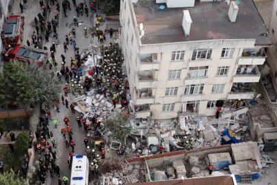 Maltepe'de 7 katlı bina çöktü!