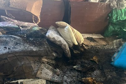 Van'da Ev Alevlere Teslim Oldu