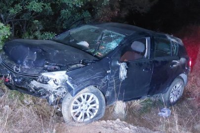 Otomobil Tarlaya Uçtu: 1 Yaralı