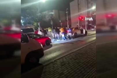 Bursa'da iki aile arasındaki kavga kamerada