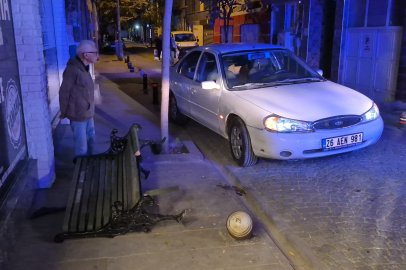 Otomobil sürücüsü 78 yaşındaki adam büyük panik yaşadı