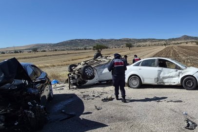 Burdur'da Zincirleme Kaza: 3 Yaralı