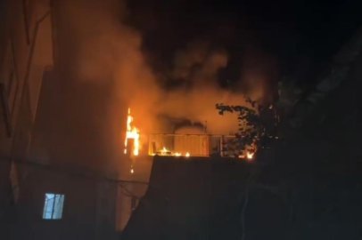 Bursa’da balkonunda çıkan yangın eve sıçramadan söndürüldü