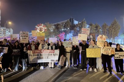 Sevgilisi tarafından öldürülen Gökçe için yürüyüş düzenlendi