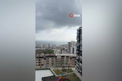 Akdeniz'de çifte hortum çıktı