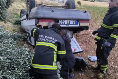 Otomobil şarampole uçtu: 1 yaralı
