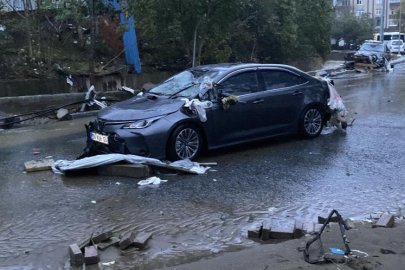 Selin vurduğu Ayazağa’da hasar, gün ağarınca ortaya çıktı