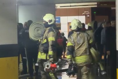 Site Otoparkında Araç Alevlere Teslim Oldu