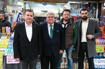 ERKAN AYDIN TUZPAZARI’NDA VATANDAŞLARLA BULUŞTU
