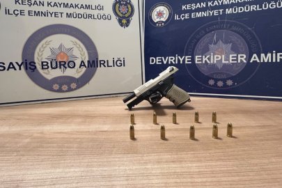 Edirne Keşan'da Polisin Yakaladığı Şüpheli Hakkında İşlem Başlatıldı