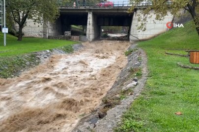 Uludağ'dan akan dereler coştu