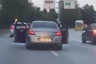 Bursa'da trafikte tehlikeli yolculuk