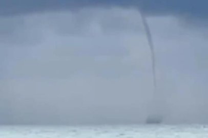 Mudanya açıklarında hortum paniği