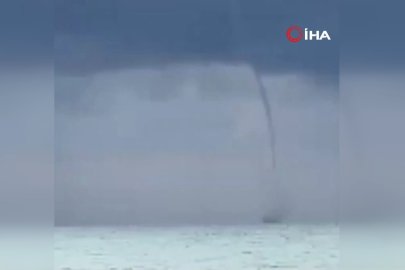 Mudanya açıklarında hortum paniği