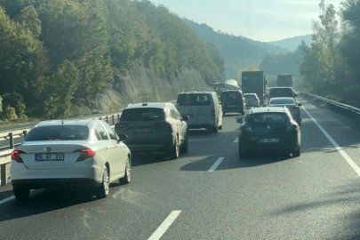 Rüzgar türbini kanatları için trafik durduruldu