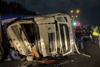 Otobanda Feci Kaza: 1 Ölü, 2 Yaralı