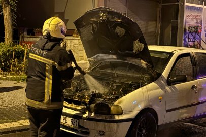 Kayseri'de Otomobil Alevlere Teslim Oldu