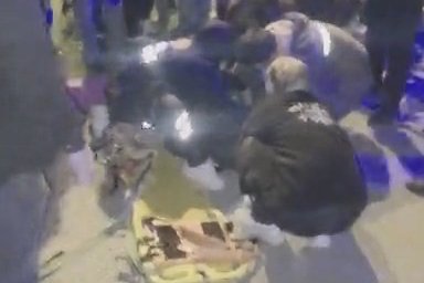 Yolun Karşısına Geçmek İsterken Kamyon Çarptı