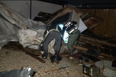 Hortumun vurduğu konteynerlerde 4 ölü, 1 yaralı