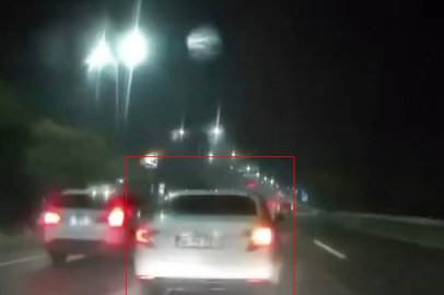 Trafikte Tehlikeli Anlar Kamerada