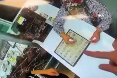 100 bin TL’lik vurgun için 200 kilometre yol kat eden suç makinelerinin kuyumcudan yüzük çaldıkları anlar kamerada