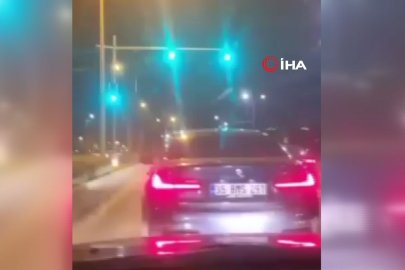 Yol kesen trafik magandaları otomobilde bebek olmasına rağmen tehditlere devam etti