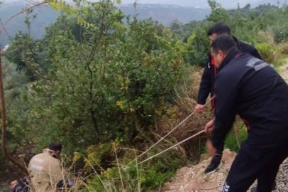 Kayalıklardan düşen vatandaş için seferberlik