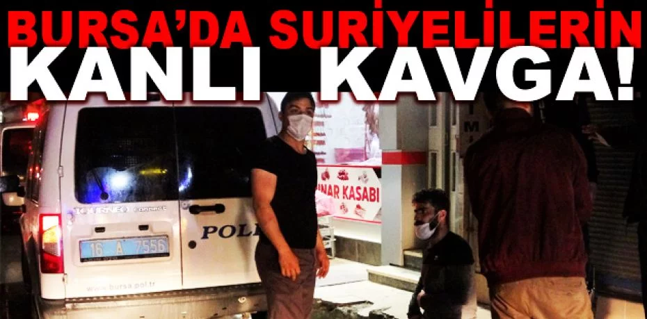 Bursa’da Suriye uyruklu vatandaşlar arasında silahlı kavgada 3 kişi yaralandı