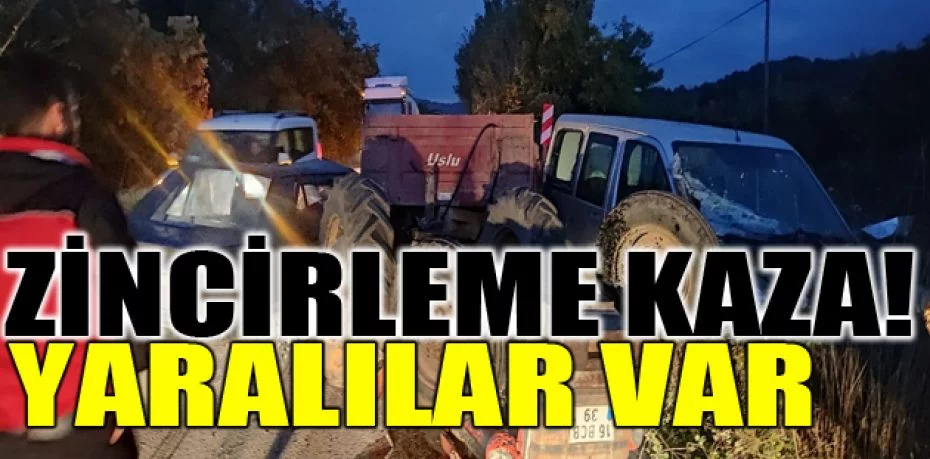 Bursa'da zincirleme kaza: 3 yaralı