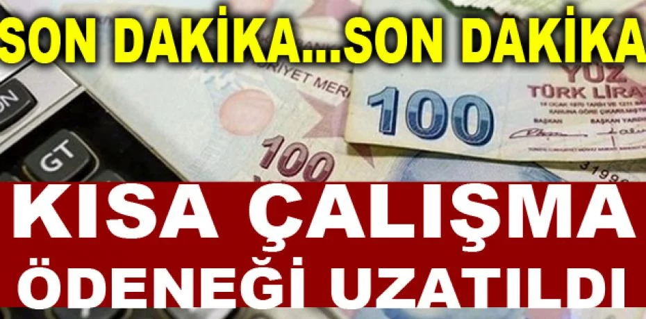 Son Dakika: Cumhurbaşkanı Erdoğan açıkladı, kısa çalışma ödeneği devam edecek!