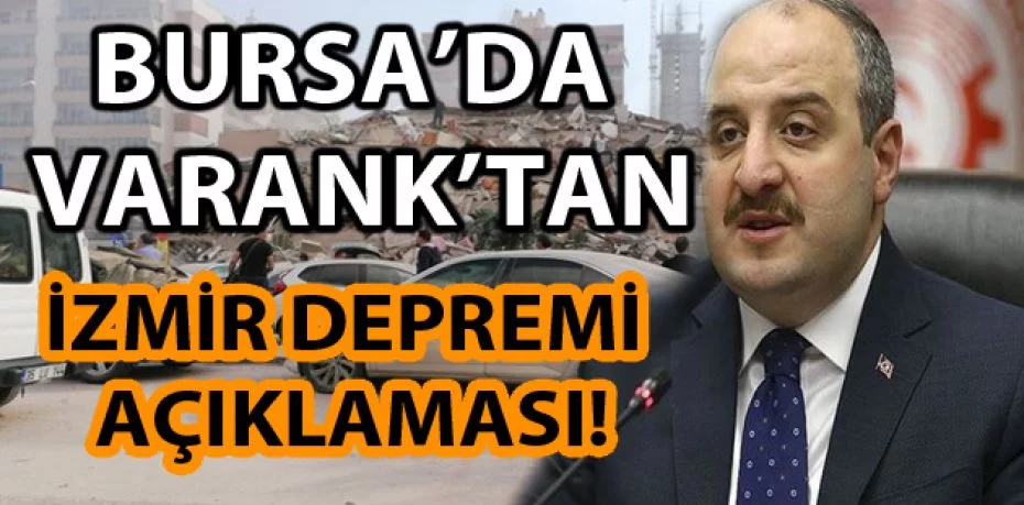 Sanayi ve Teknoloji Bakanı Mustafa Varank:"Can kaybı yaşamamak en büyük temennimiz"