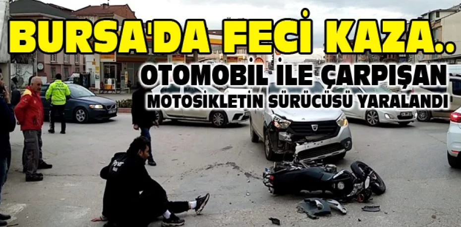 Bursa'da feci kaza..Saniye saniye kamerada