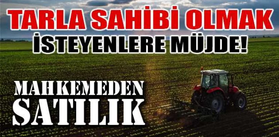 Bitlis Ahlat'ta 30.832 m² tarla icradan satılıktır