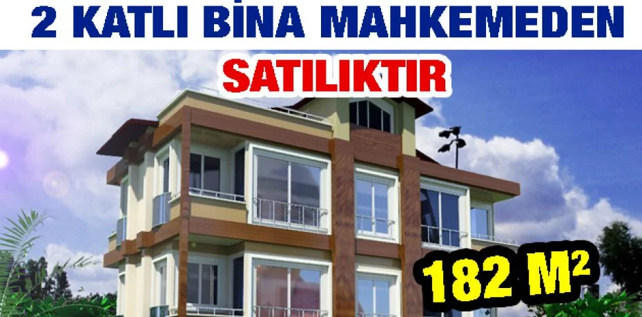 Mersin Tarsus'ta 182 m² 2 katlı bina mahkemeden satılıktır