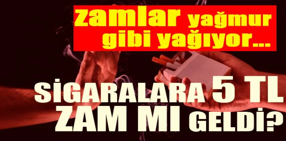 Sigaralara 5 TL zam mı geldi? TTB Başkanı Aybaş'tan flaş paylaşım!
