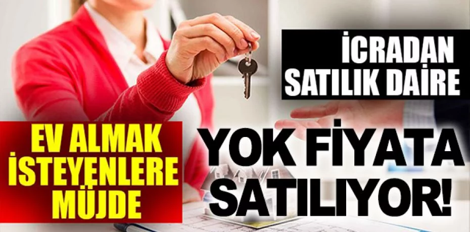 İzmir Konak'ta 96 m² kat irtifaklı daire icradan satılıktır