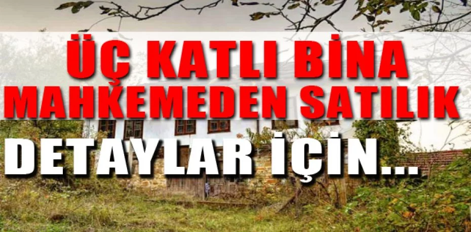 Osmangazi Alemdar'da 208 m² arsa üzerindeki üç katlı kargir bina mahkemeden satılıktır