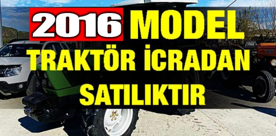 2016 model New Holland traktör icradan satılıktır